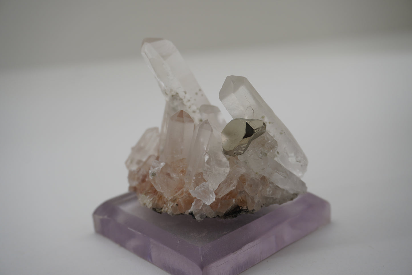 Pyrite on Quartz (Spruce Ridge, WA)