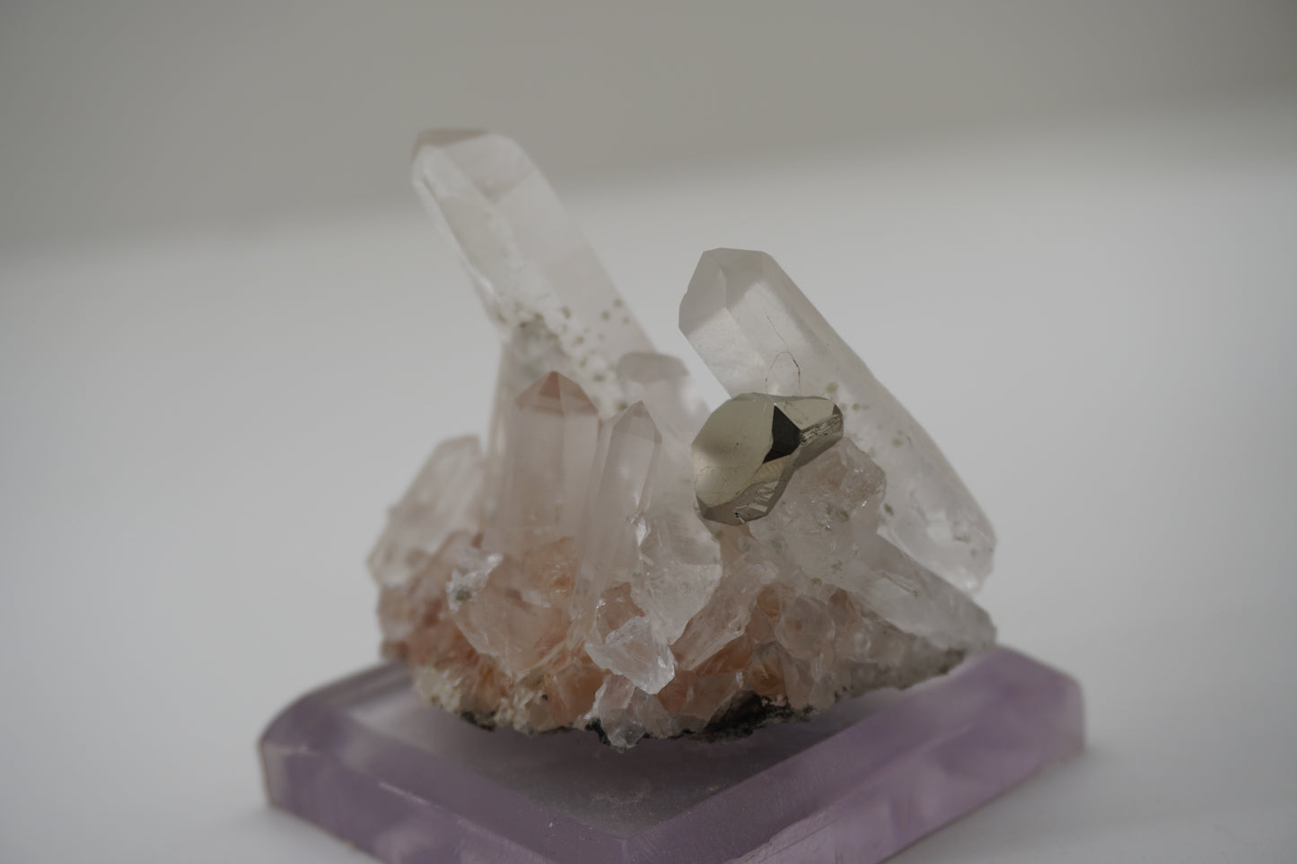 Pyrite on Quartz (Spruce Ridge, WA)