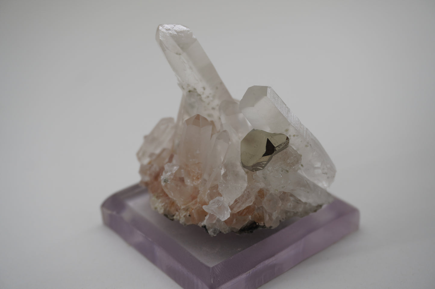Pyrite on Quartz (Spruce Ridge, WA)