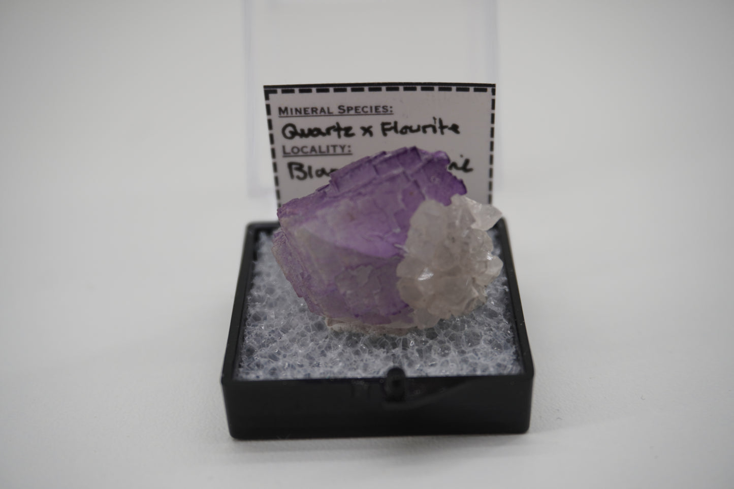 Fluorite w/ quartz (Blanchard Mine, NM)