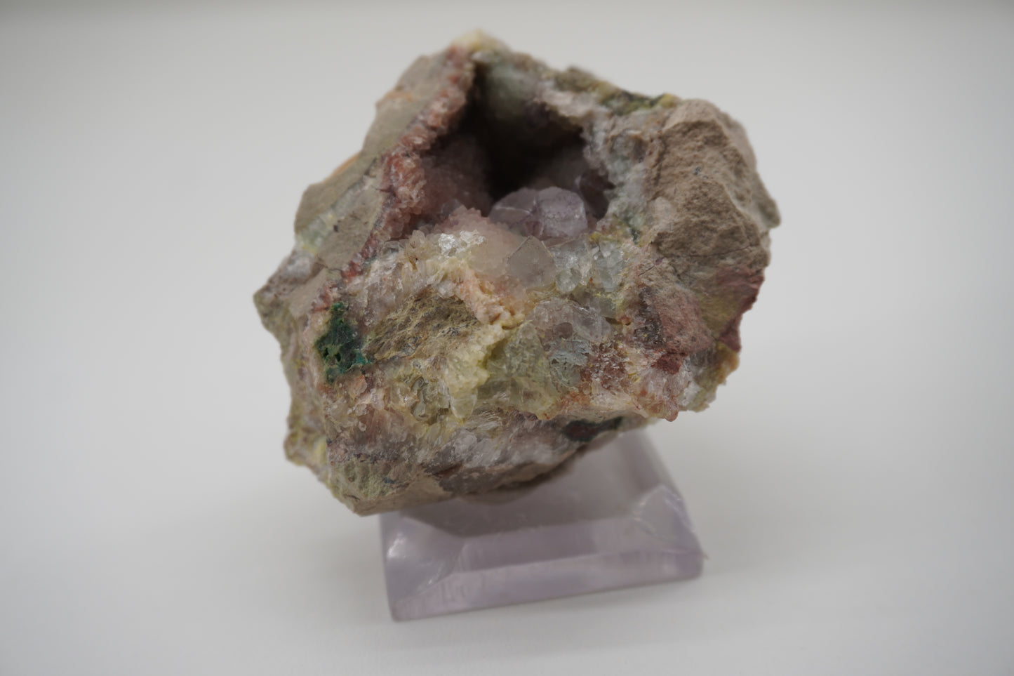 Green and Purple Quartz w/ Fluorite (Blanchard Mine, NM)