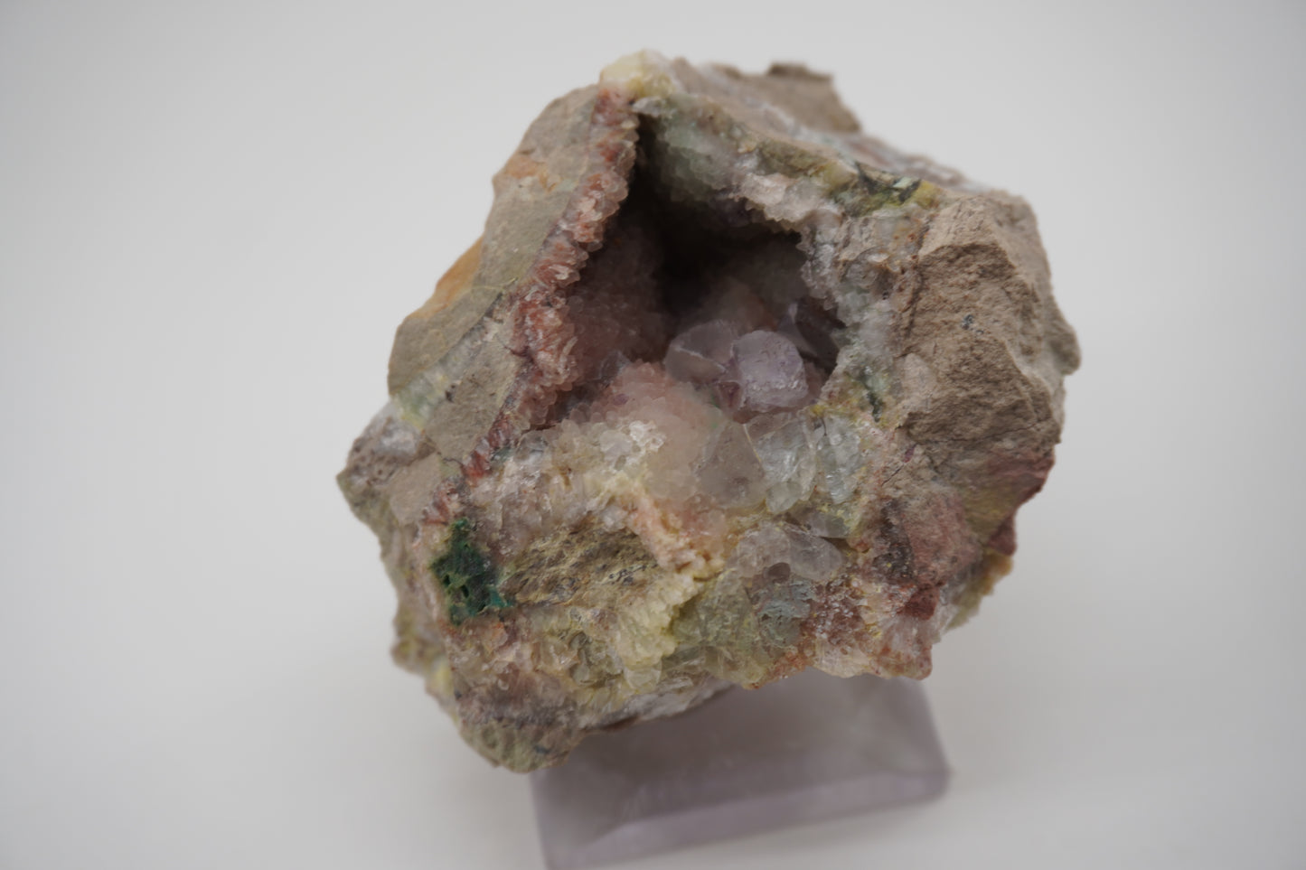 Green and Purple Quartz w/ Fluorite (Blanchard Mine, NM)