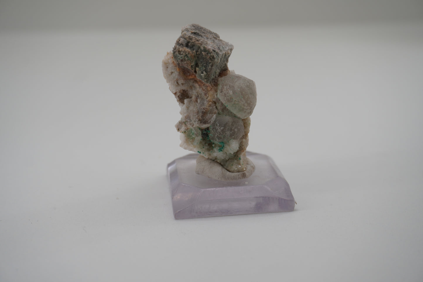Fluorite, Quartz, Brochantite, Galena (Blanchard Mine, NM)