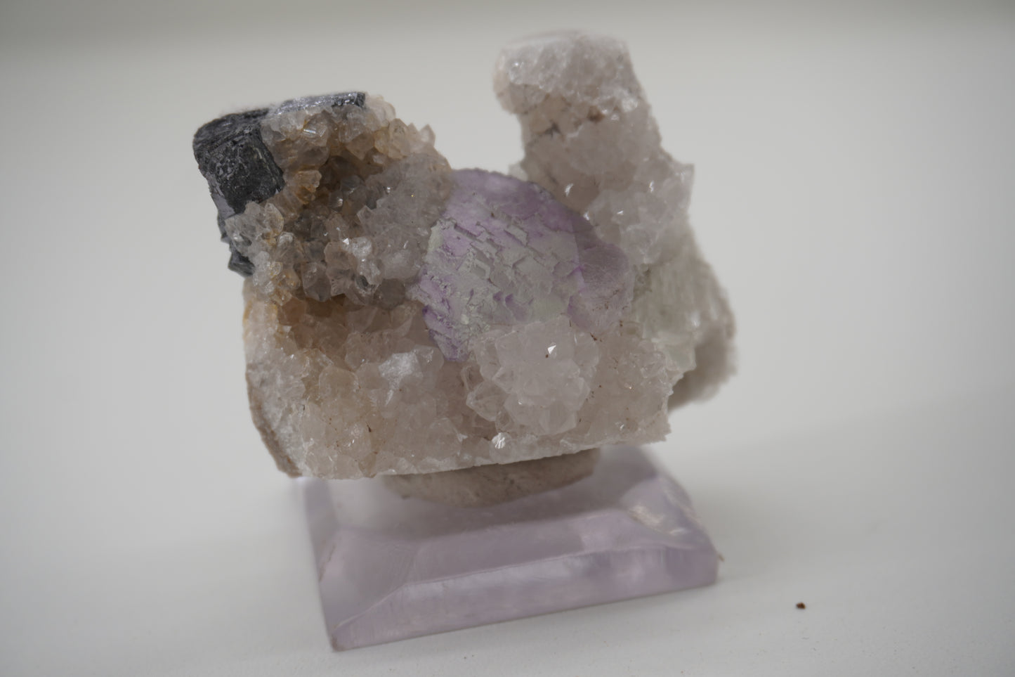 Galena, Quartz, Fluorite (Blanchard Mine, NM)