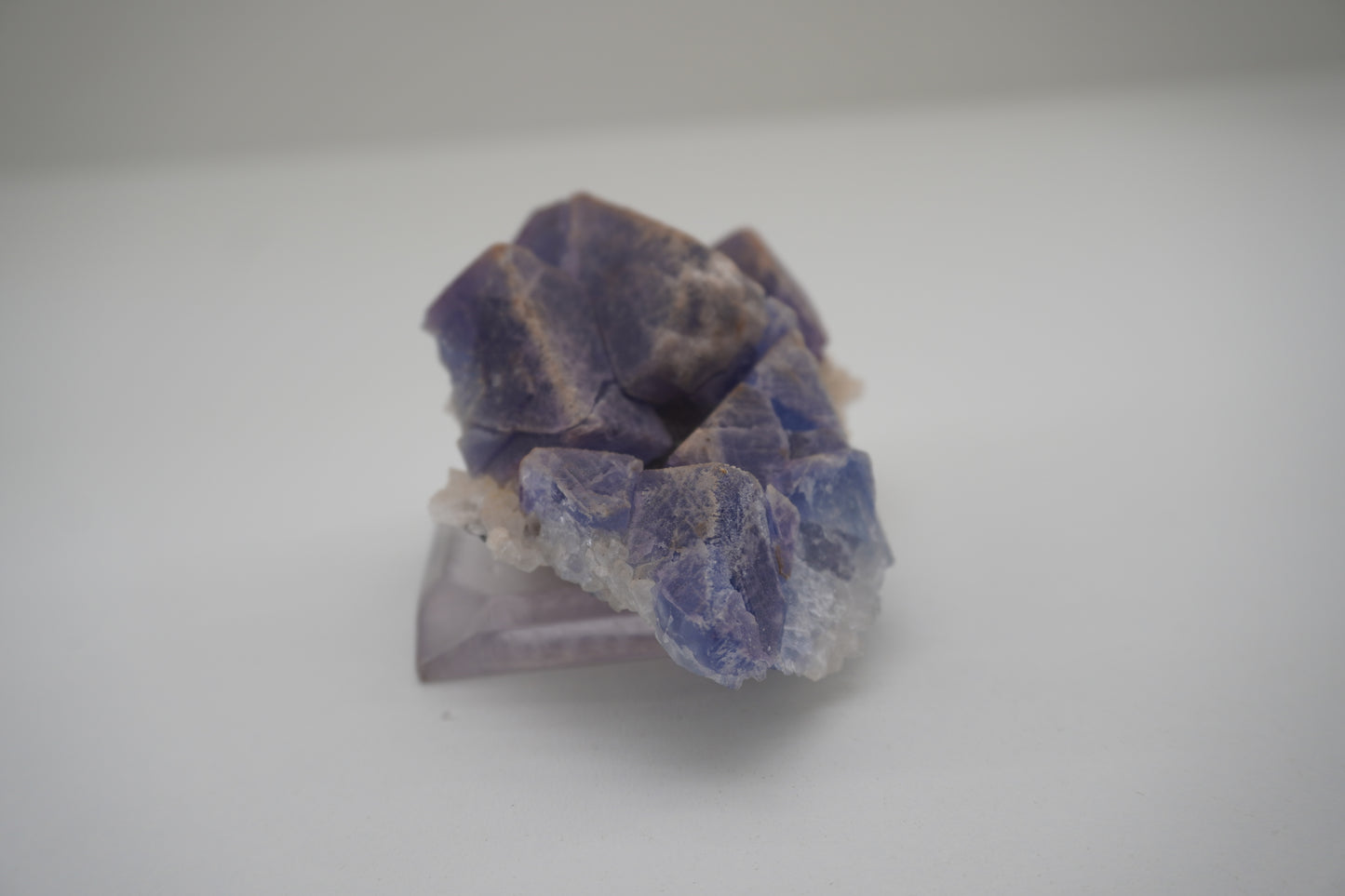 Fluorite on Quartz (Blanchard Mine, NM)