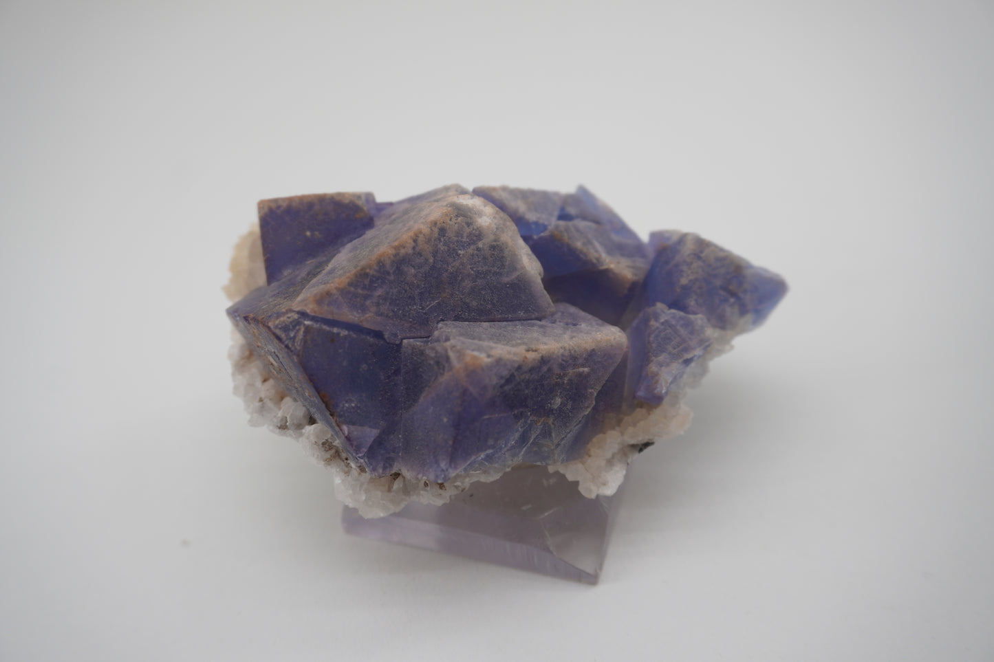 Fluorite on Quartz (Blanchard Mine, NM)