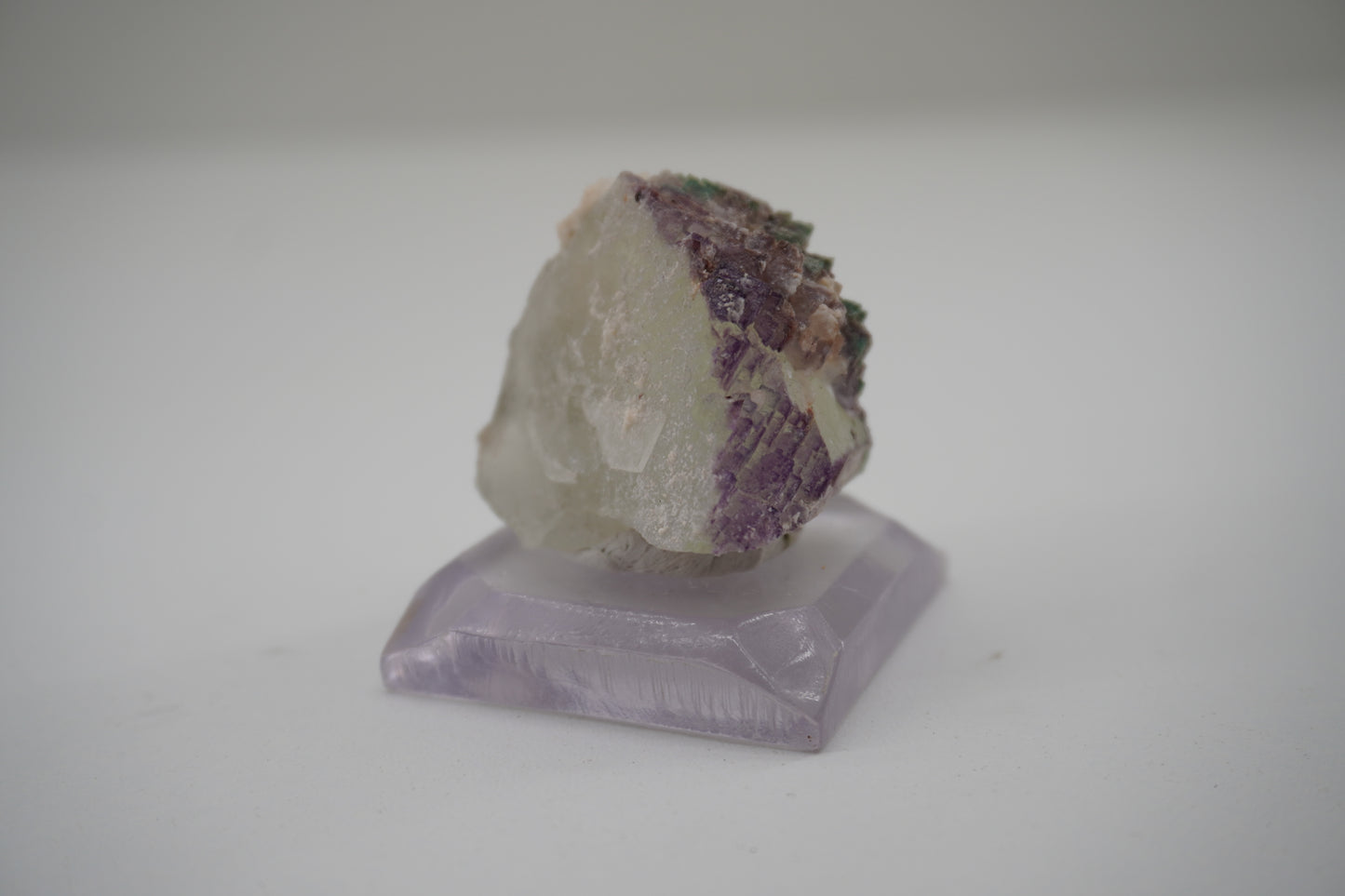 Fluorite w/ Brochantite (Blanchard Mine, NM)