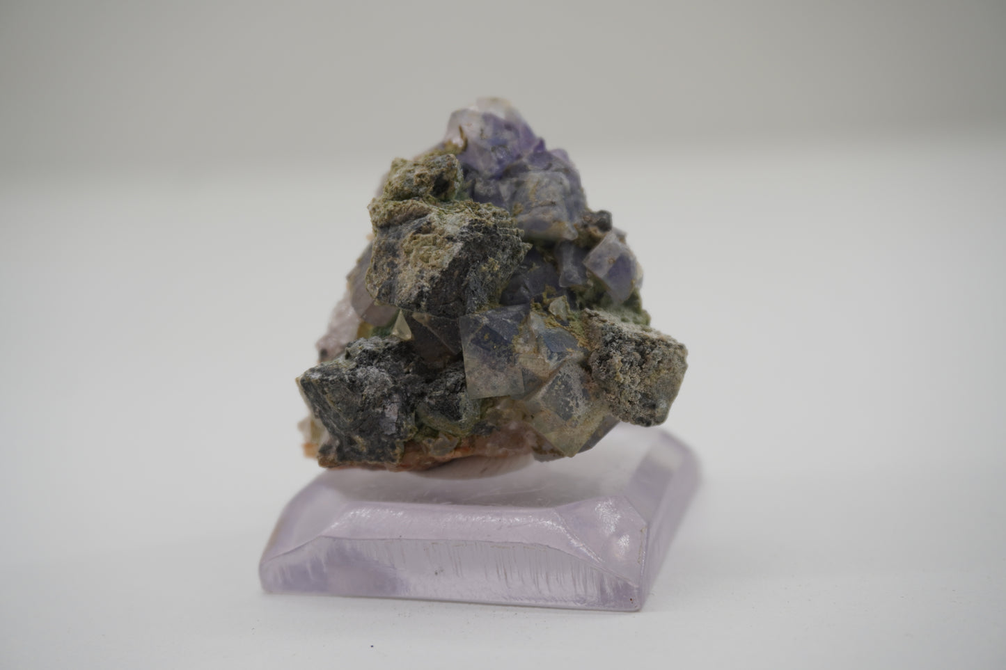 Galena, Fluorite, Chrisocolla (Blanchard Mine, NM)