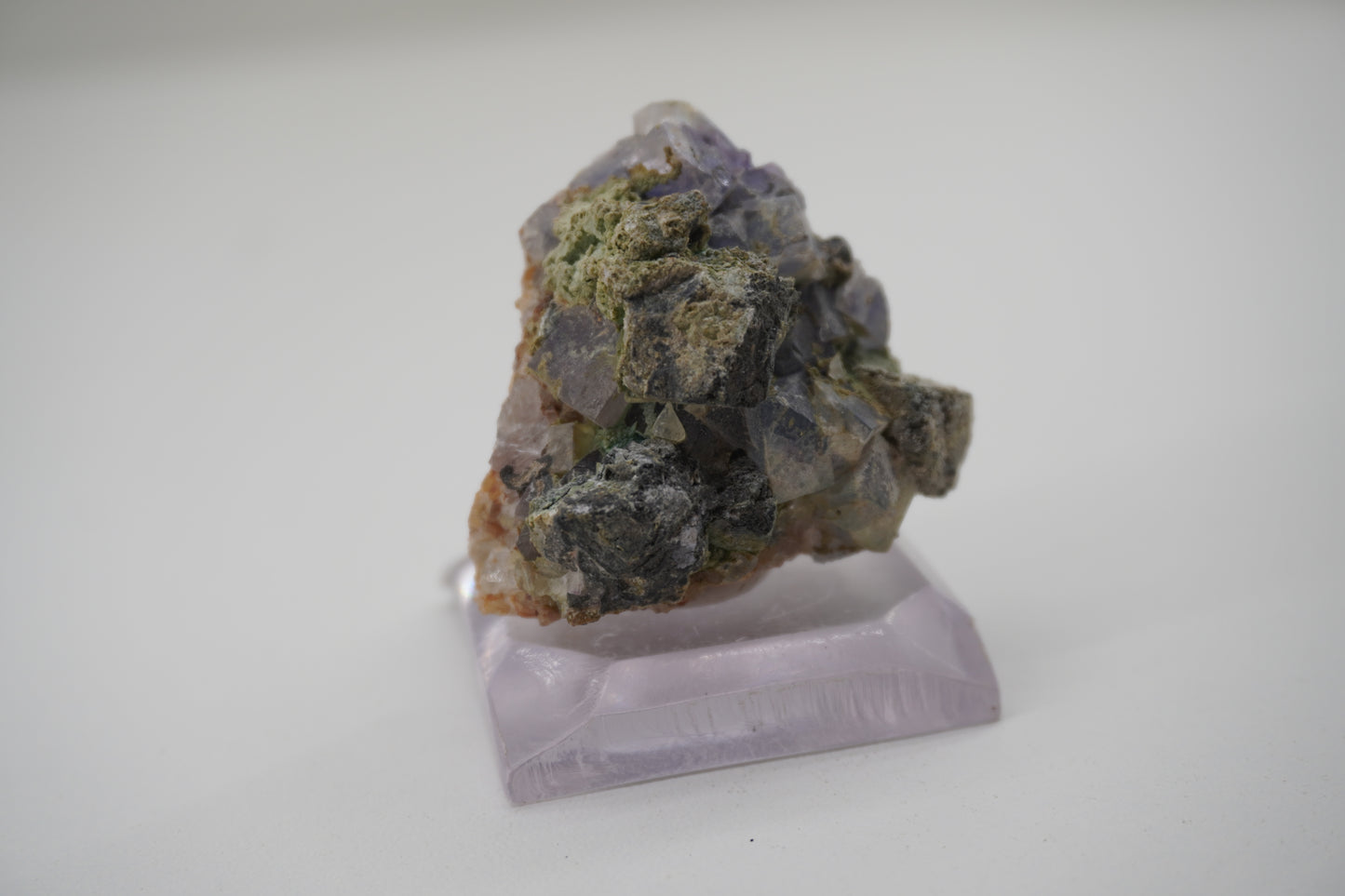 Galena, Fluorite, Chrisocolla (Blanchard Mine, NM)
