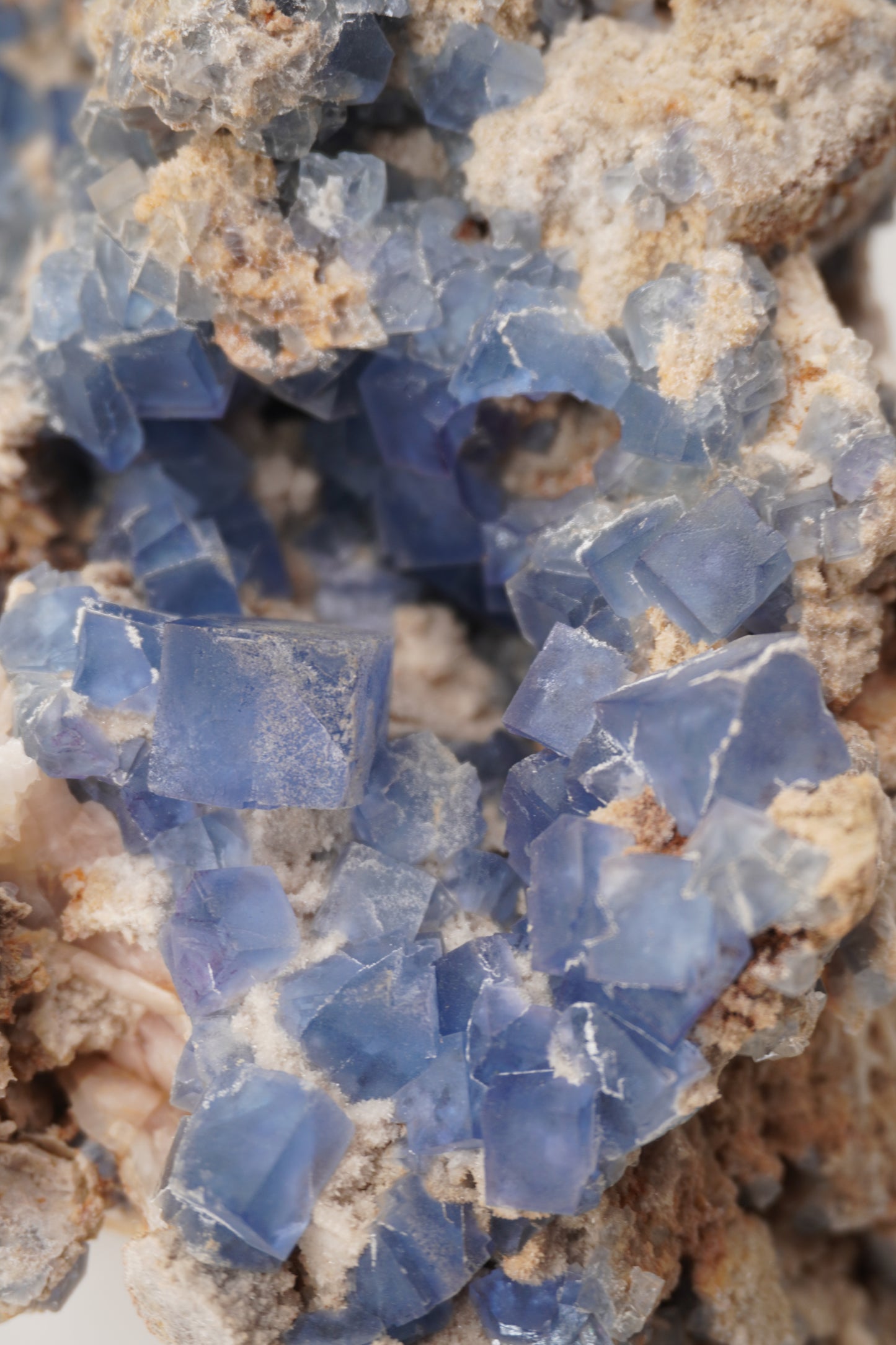 Fluorite w/ Barite and Quartz (Blanchard Mine, NM)