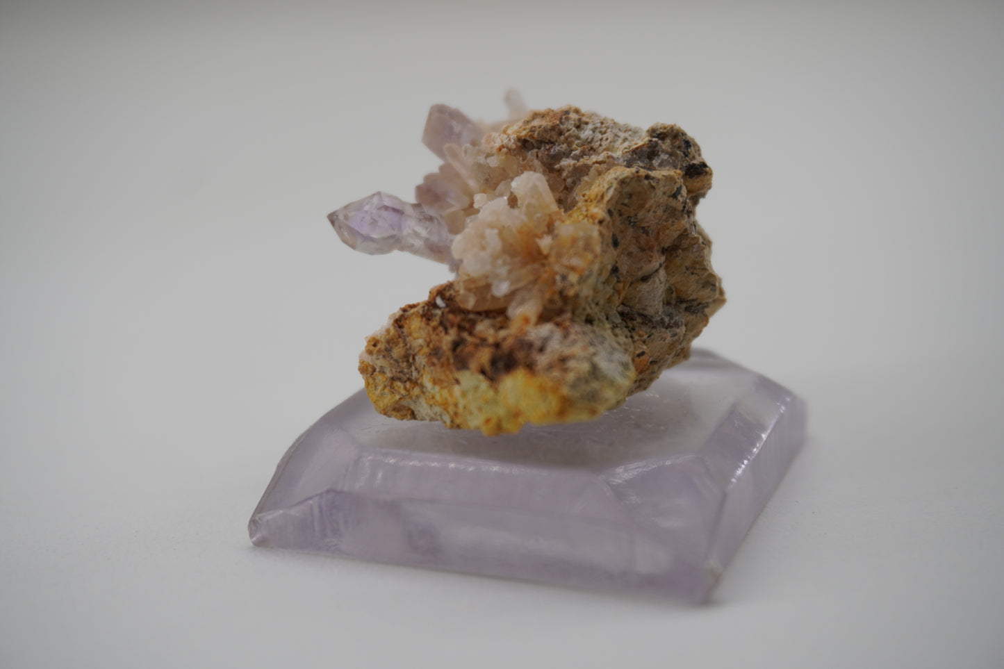 Amethyst Scepter on Matrix (LBS Rocks Claim, Beryl, UT)