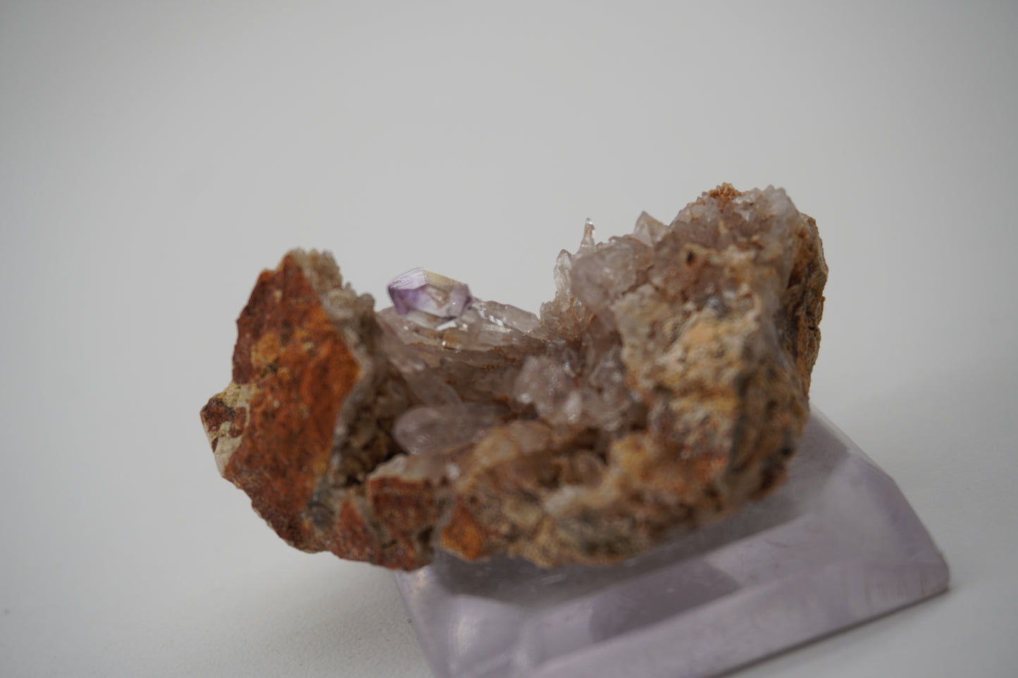Amethyst Scepter on Matrix (LBS Rocks Claim, Beryl, UT)