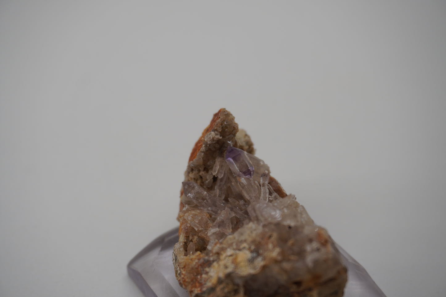 Amethyst Scepter on Matrix (LBS Rocks Claim, Beryl, UT)