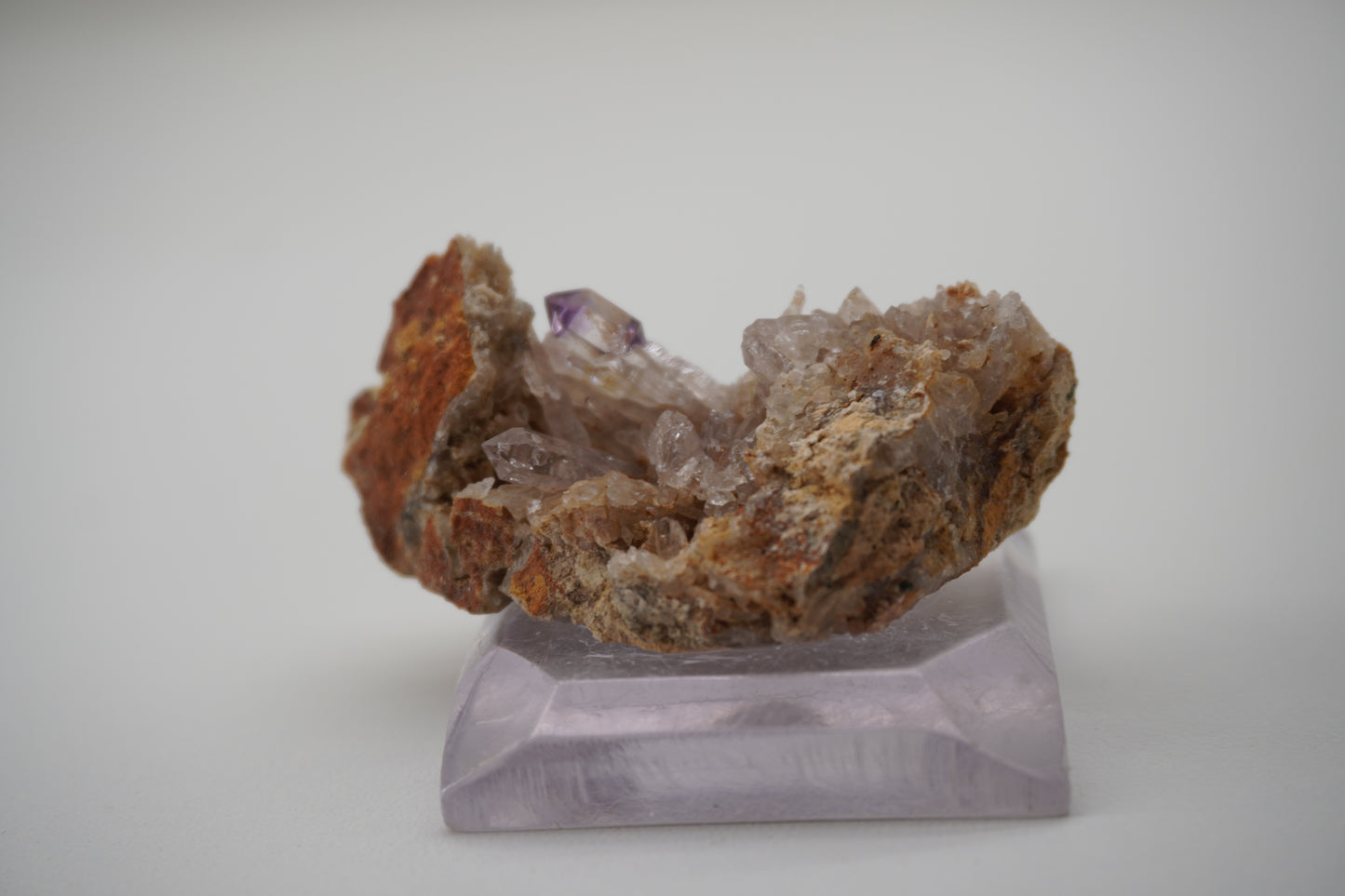 Amethyst Scepter on Matrix (LBS Rocks Claim, Beryl, UT)