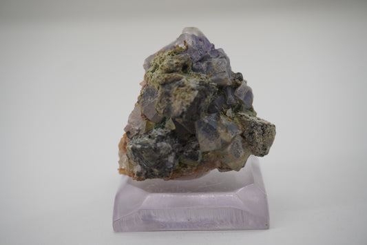 Galena, Fluorite, Chrisocolla (Blanchard Mine, NM)