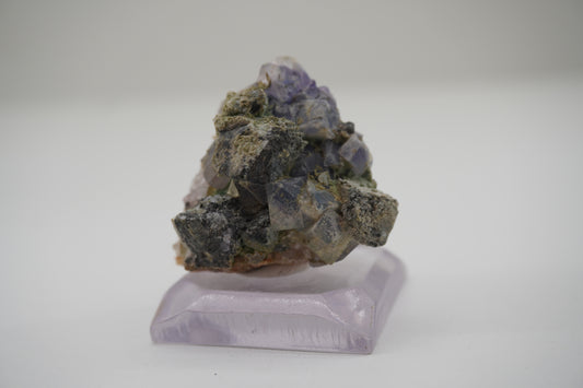 Galena, Fluorite, Chrisocolla (Blanchard Mine, NM)