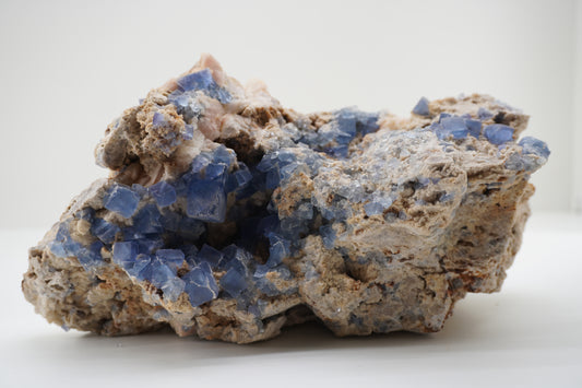 Fluorite w/ Barite and Quartz (Blanchard Mine, NM)
