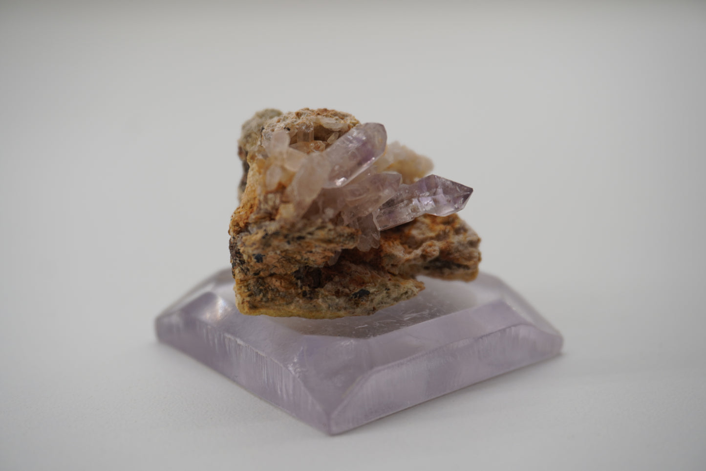 Amethyst Scepter on Matrix (LBS Rocks Claim, Beryl, UT)