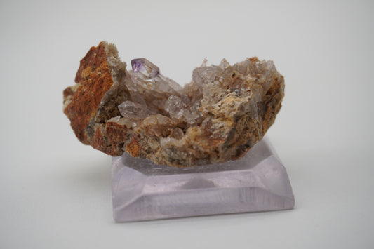 Amethyst Scepter on Matrix (LBS Rocks Claim, Beryl, UT)