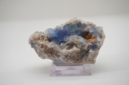 Fluorite w/ Quartz	(Blanchard Mine, NM)