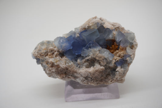 Fluorite w/ Quartz	(Blanchard Mine, NM)